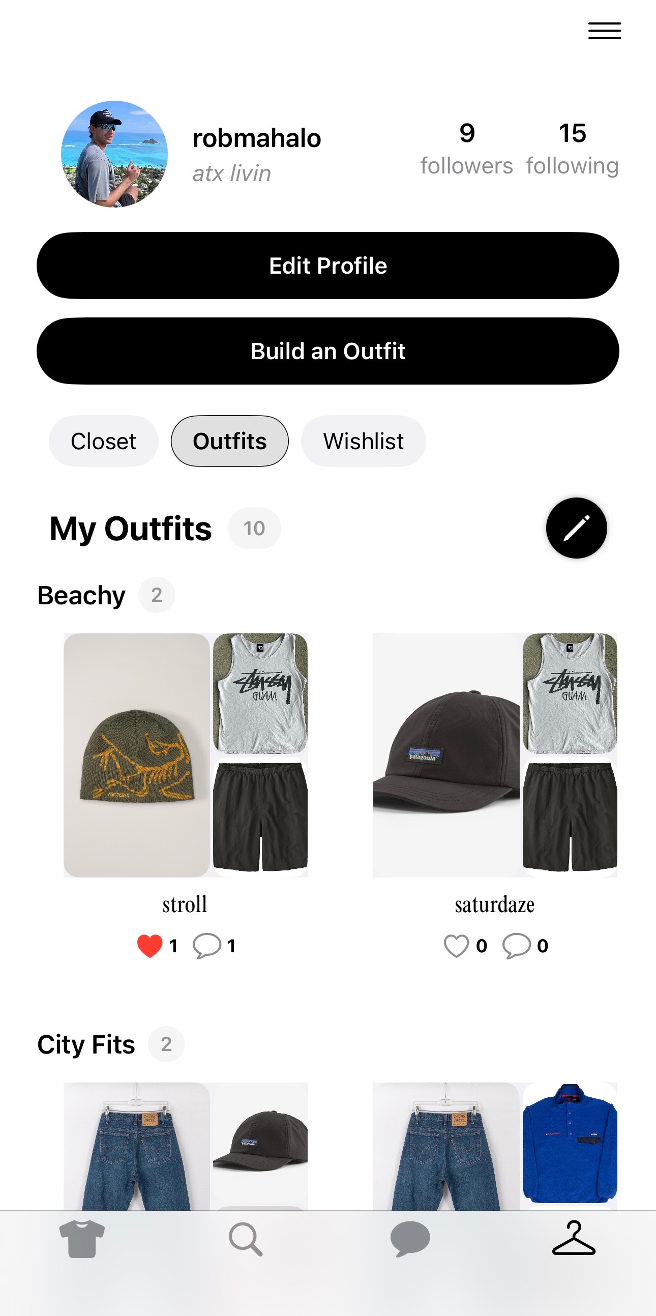Outfit Screen